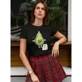 thumbnail image 1 of Cartoon Avocado Unicorn Design Shaped T-Shirt Women -Image by Shutterstock, Female x-Large, 1 of 4