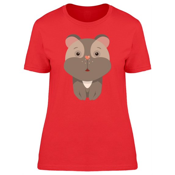 Cartoon Baby Hamster Tee Women's -Image by Shutterstock