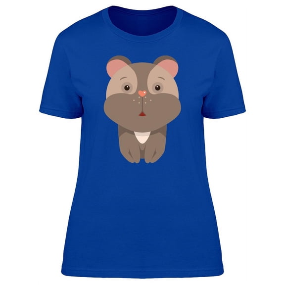 Cartoon Baby Hamster T-Shirt Women -Image by Shutterstock, Female Medium