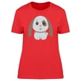 thumbnail image 1 of Cartoon Baby White Dog T-Shirt Women -Image by Shutterstock, Female Small, 1 of 2