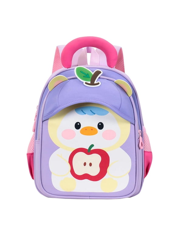 Cartoon Backpack Large Capacity Cute 3D Character Design Lightweight Travel Bookbag for Everyday School Outdoor Use Back to School Supplies