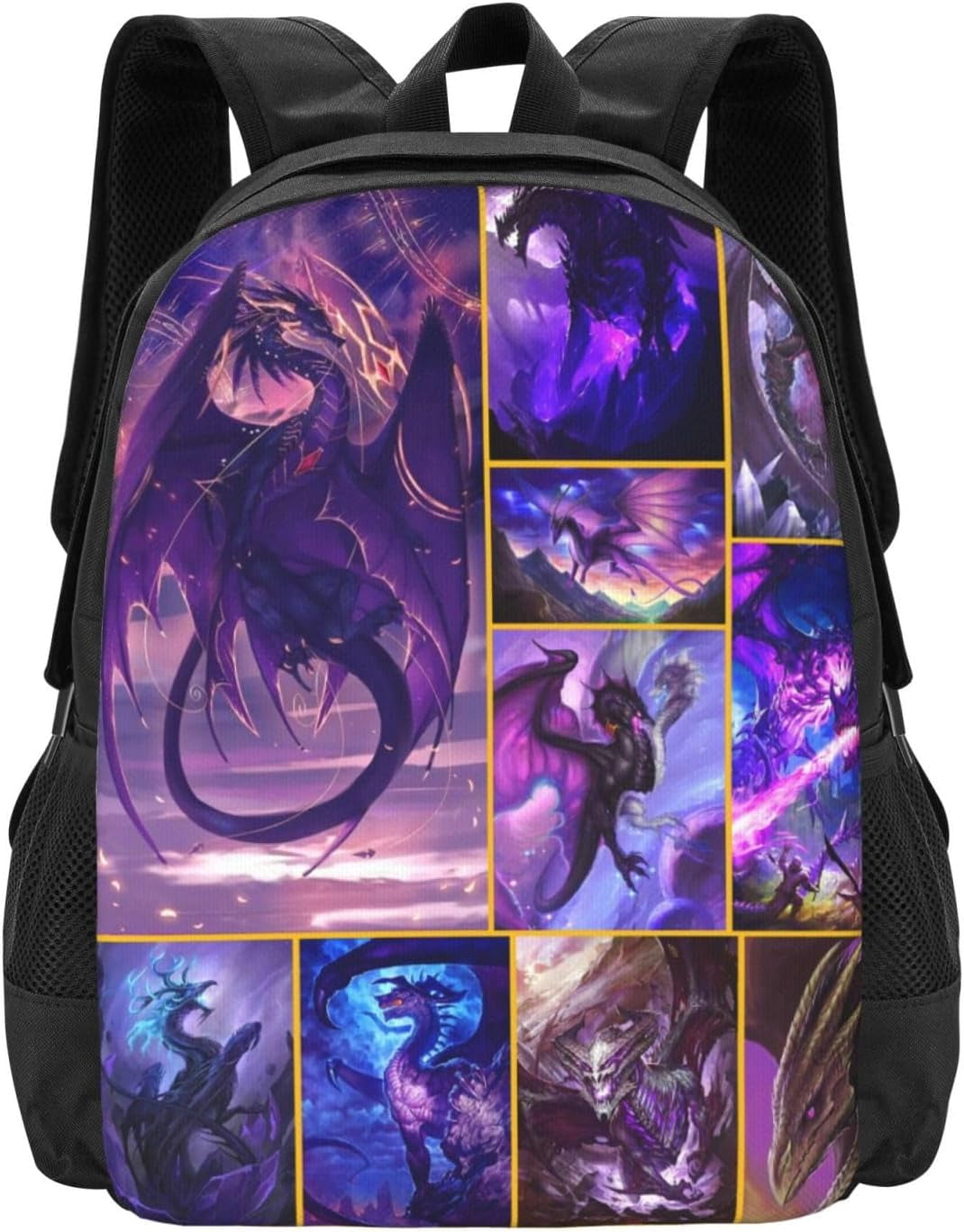 Kids School Backpack For Boys & Girls - Waterproof, Large Capacity Daypack With Fire Dragon Design (Age 6-12) - View #8