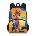 thumbnail image 1 of Cartoon Backpack Zootopia Funny Laptop Bag Book Bag Hiking Outgoing Daypack Anime Schoolbag, 1 of 5