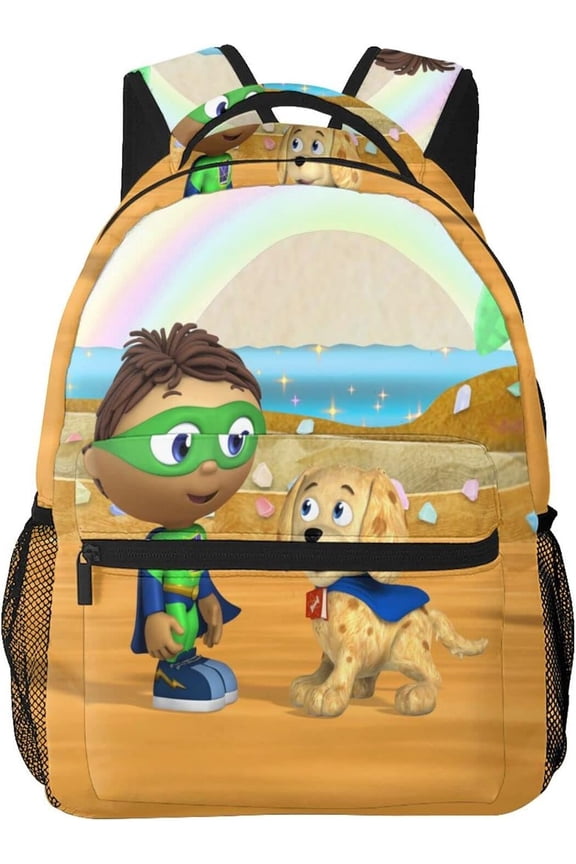 Super Anime Why! Adjustable Funny Laptop Backpack Double Shoulder Bag for Women Men Climbing Shopping Work