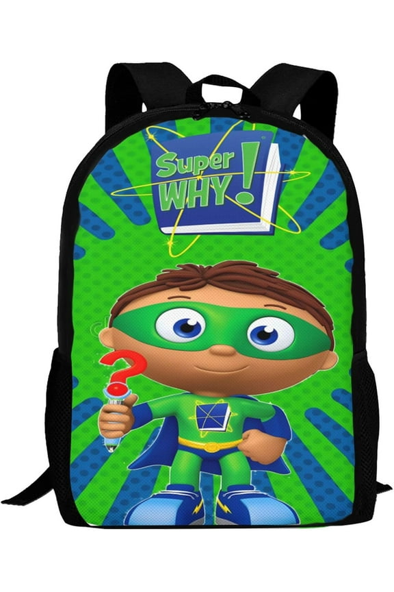 Super Anime Why! Adjustable Funny Laptop Backpack Double Shoulder Bag for Women Men Climbing Shopping Work