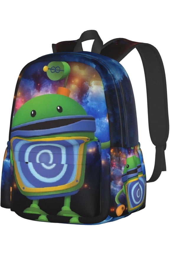 Cartoon Backpacks Team Anime Umizoomi Adjustable Funny Laptop Backpack Double Shoulder Bag for Women Men Climbing Shopping Work