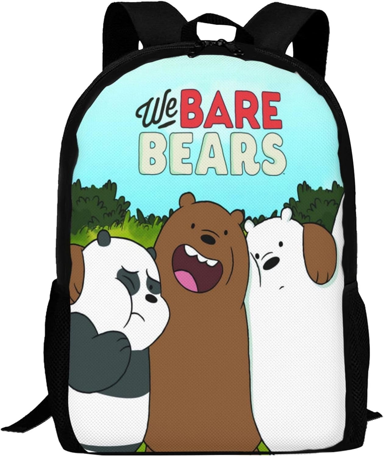 Cartoon Backpacks We Bare Anime Bears Adjustable Funny Laptop