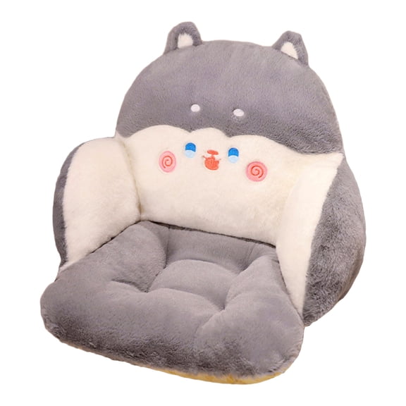 Cartoon Backrest Pillow Soft and Elastic Cushion for Comfortable Sitting Great for Home, Study, Gaming