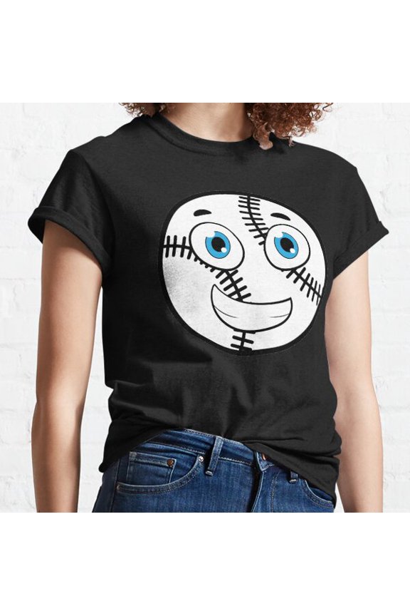 Cartoon Baseball Emoji Idea Classic T-shirt