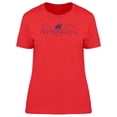 thumbnail image 1 of Cartoon Bat Drawing Tee Women's -Image by Shutterstock, 1 of 2