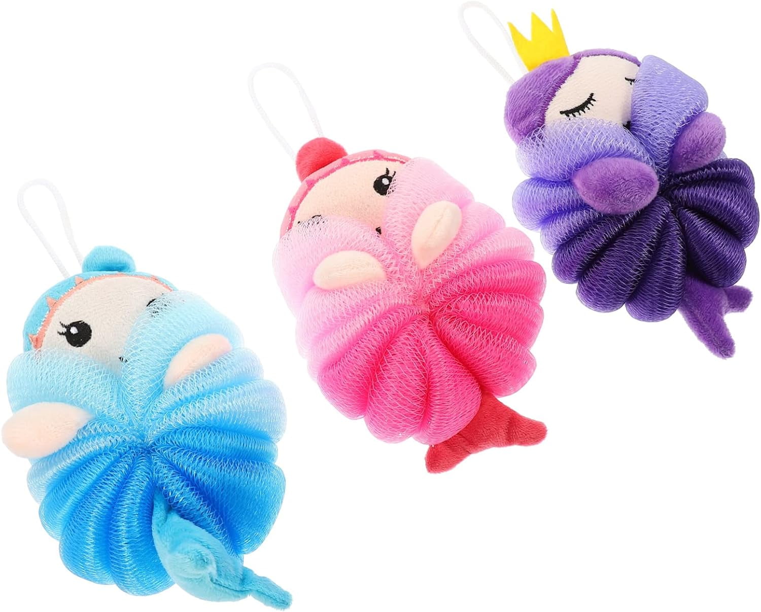 Cartoon Bath Ball 3pcs Bath Ball Bath Sponge Bathing Sponge Sponge