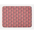 thumbnail image 1 of Cartoon Bath Mat, Funny Pattern with Magic Mermaid Cats with Hearts, Plush Bathroom Decor Mat with Non Slip Backing, 29.5" X 17.5", Dark Coral Multicolour, by Ambesonne, 1 of 2
