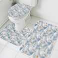 thumbnail image 1 of Cartoon Bathroom Rugs Set Watercolor Blue Sky Fantasy Hot Air Balloon Cute Cloud Non Slip Absorbent Soft Bath Mats 3 Piece Set with Bathroom Rug, U-Shaped Floor Mat, Toilet Seat Cover Small Size, 1 of 9