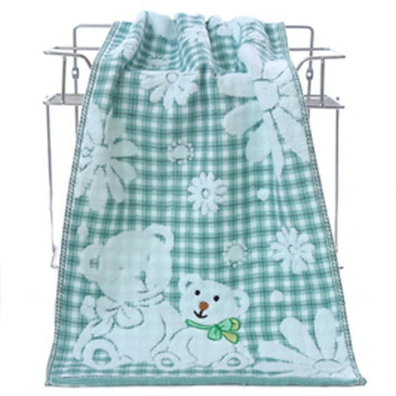 Cartoon Bear Bath Towel Cotton Face Towel Strong Water Absorption Compressed Soft Towels