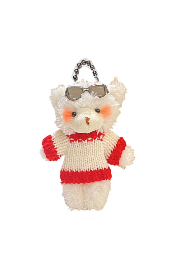 Cartoon Bear Dolls Bag Pendants Bag Charm Plush Bear Keychain Pendant Plush Backpack Pendant Gift for Girls
