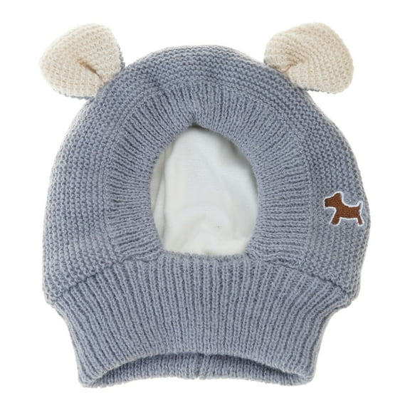 Cartoon Bear Ear Knitted Hat for Dog Lovely Small Dog Costume Hat for Halloweens Birthday Party Dogs Hat Cats Cosplay