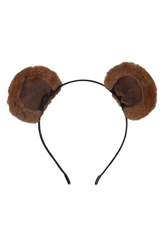 Cartoon Bear Hair Band Cute Rabbit Velvet Headband Female Face Wash Hair Accessories Party Event Hairband for Women Girls