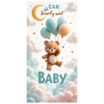 thumbnail image 1 of Cartoon Bear Happy Baby Shower Balloon Banner for New Baby Celebration Baby Shower Decoration Nursery Photo Shoot, 1 of 7