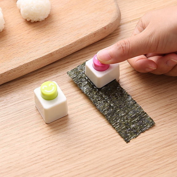 Cartoon Bear Shape Onigiri Maker Mold, DIY Sushi Tool with Embossing Press Accessory, Creative Rice Ball Mould for Bento Box, Home Cooking andFun Food Making