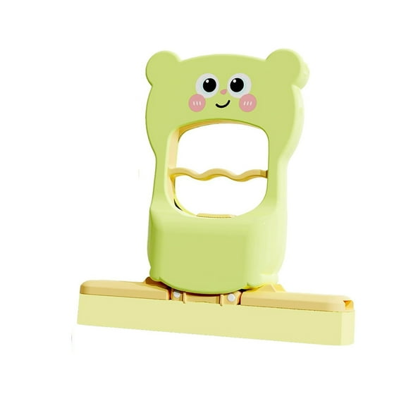 Cartoon Bear Shaped Squeeze Mop for Kids and Adults Easy to Use Absorbent Sponge Head Lightweight Design Household Cleaning Tool