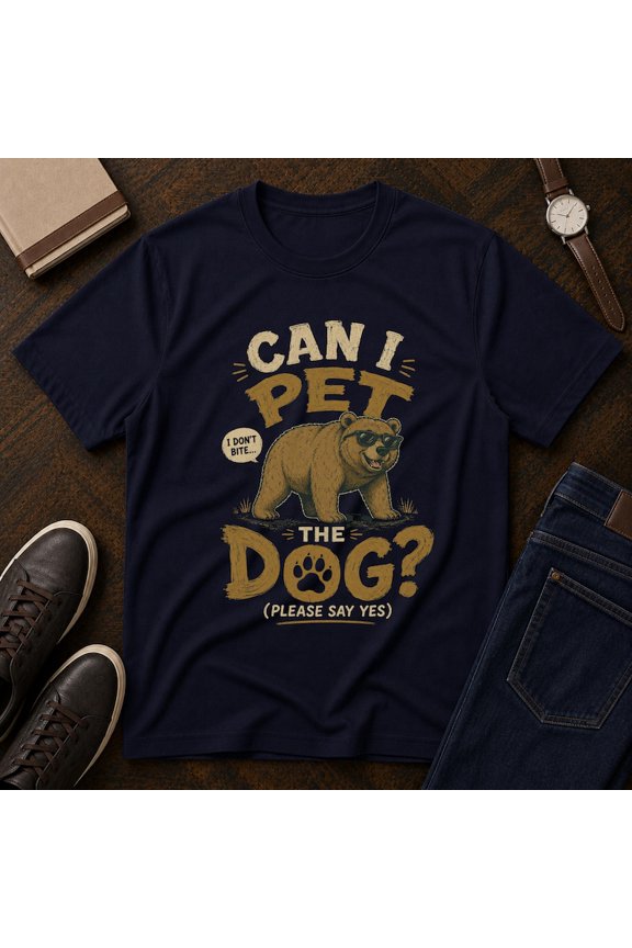 Cartoon Bear Sunglasses Shirt Funny Animal Graphic T-Shirt, Retro Wildlife Tee, Cute Nature Lover Gift