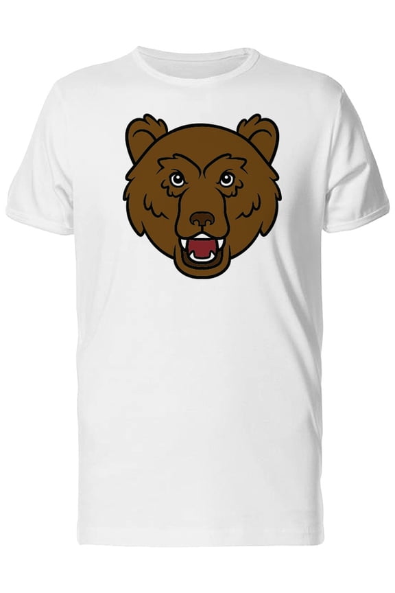 Cartoon Bear T-Shirt Men -Image by Shutterstock, Male Large