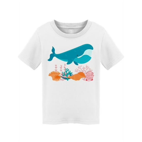 Cartoon Big Whale T-Shirt Toddler -Image by Shutterstock,  2 Toddler