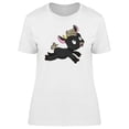 thumbnail image 1 of Cartoon Black Baby Goat T-Shirt Women -Image by Shutterstock, Female Medium, 1 of 2