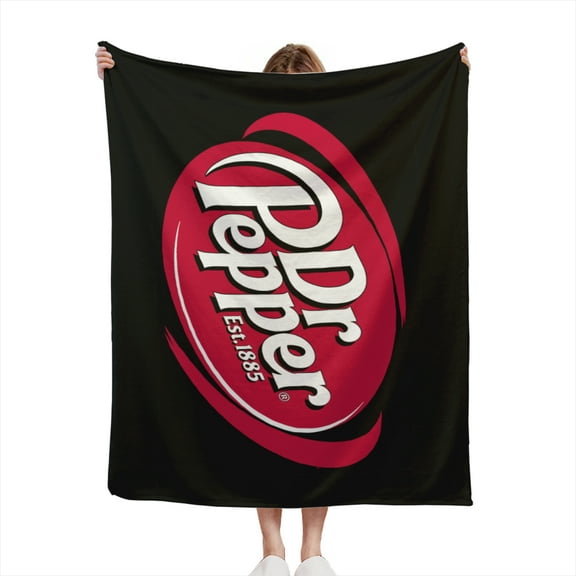 Classic Logo Dr Blanket Throw Pepper Throw Blanket, Cute Throw Blanket - 3D Cartoon Blanket Throw Kids Bedding Gifts - 80x60 inch