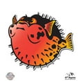 thumbnail image 1 of Cartoon Blowfish - 12" Vinyl Sticker Waterproof Decal, 1 of 1
