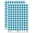thumbnail image 1 of Cartoon Bomb with Fuse 200+ Round Stickers - Light Blue - Matte Finish - 0.50" Size, 1 of 3