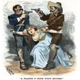 thumbnail image 1 of Cartoon Brooks-Baxter 1874. 'A Plague O' Both Your Houses.' American Cartoon On The 'Brooks-Baxter War ' Which Pitted, 1 of 2