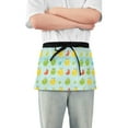 thumbnail image 1 of Cartoon Bug Face Server Apron with 3 Pockets Waterproof Waitress Waist Short Apron for Man Woman 12 Inches, 1 of 7
