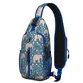 thumbnail image 1 of Cartoon Bumble Bee Graphic Crossbody Bag – Water-resistant, Anti-theft Pocket, Multi-pocket – Cute Bee Lovers Travel Bag, 1 of 2