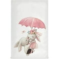 thumbnail image 1 of Cartoon Bunny Lover Dish Towels Set of 1, Happy Valentine Washable Tea Towels Dishcloths Lint-Free 18x28 Inch Fast Drying for Home Kitchen Clean, 1 of 7