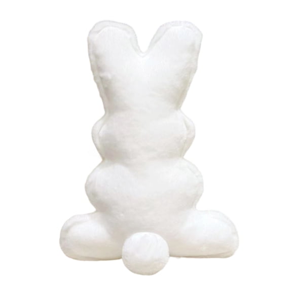 Cartoon Bunny Plush Pillow Stuffed Animal, Children's Comfort Doll With Back Design, Soft Stuffed Toy For Kids' Playroom Bedroom Decor Or Gift Giving