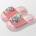 thumbnail image 1 of Cartoon Bunny Rabbit Head Animal Carrot Shape Slippers Home Slides Summer Open Toe Slip On Slippers Anti-Slip Easy to Clean Indoor and Outdoor,B-Pink 28, 1 of 3