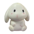 thumbnail image 1 of Cartoon Bunny Slow Rebound Squishy Fidget Toys for Adults, PU Memory Foam Tactile Gadget, Indoor Desktop Sensory Decor Accessory Black Red 1 Pack, 1 of 4