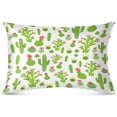 thumbnail image 1 of Cartoon Cactus Pillowcase Queen Size, Super Soft Pillow Shams Covers, Plush Cozy Pillow Cases with Zipper, 20" X 30"（258） Home Decor Gifts, 1 of 6
