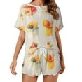 thumbnail image 1 of Cartoon Cake 2 Pack Women’s Pajama Set Print Sleepwear And Shorts Y2k Loungewear Sets S-5XL, 1 of 7