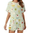 thumbnail image 1 of Cartoon Cake 2 Pack Women’s Pajama Set Print Sleepwear And Shorts Y2k Loungewear Sets S-5XL, 1 of 7