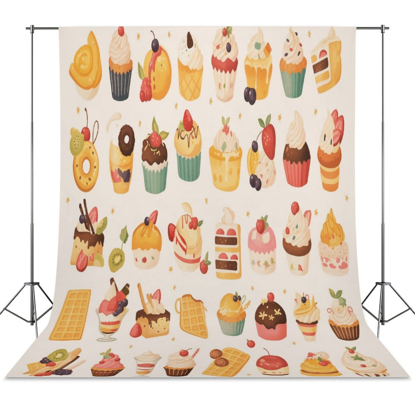 Cartoon Cake Backdrop Background for Photography Photo Booth Backdrop ...