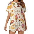 thumbnail image 1 of Cartoon Cake Pajamas Set Womens Loungewear Sleepwear 2 Piece PJ Sets, 1 of 7
