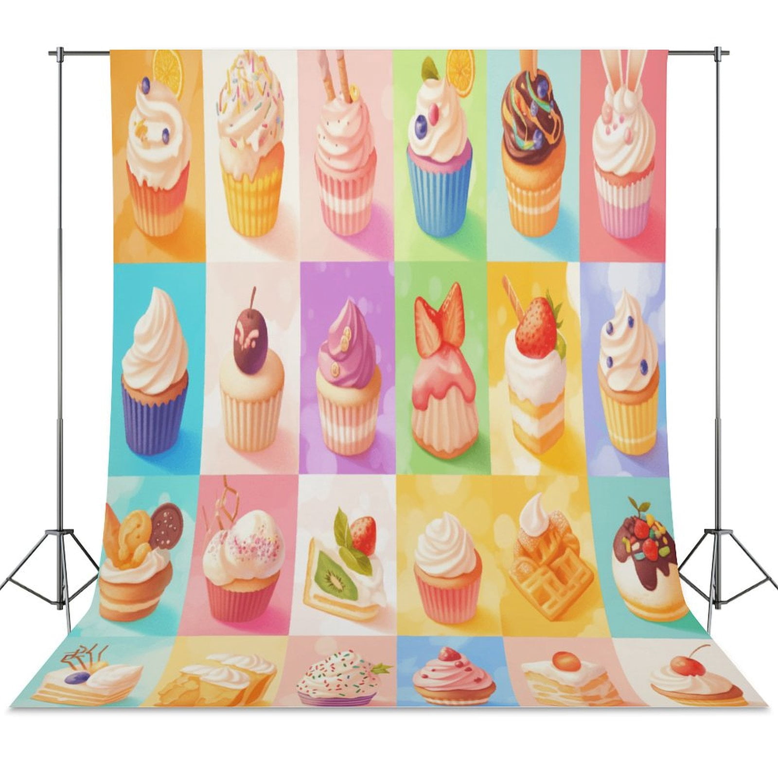 Cartoon Cake Spring Backdrop Backdrops for Photography Photo Background ...