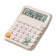 Cartoon Calculator Electronic Standard Calculator with 12 Digit Display Handheld Mechanical Button for School