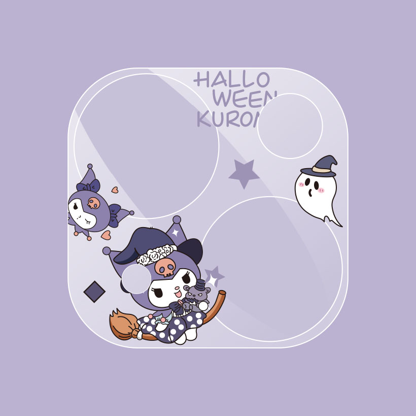 Cartoon Camera Lens Protector Glass Screen Protector for IPhone 15 Pro