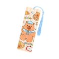 thumbnail image 1 of Cartoon Capybara Bookmarks Lovely Book Markers Reading Bookmarks with Tassels, 1 of 13