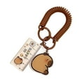 thumbnail image 1 of Cartoon Capybara Keychain Backpack Handbag Pendant Lovely Keyring with Small Ruler Car Keychain Bag Charm Decorations, 1 of 15