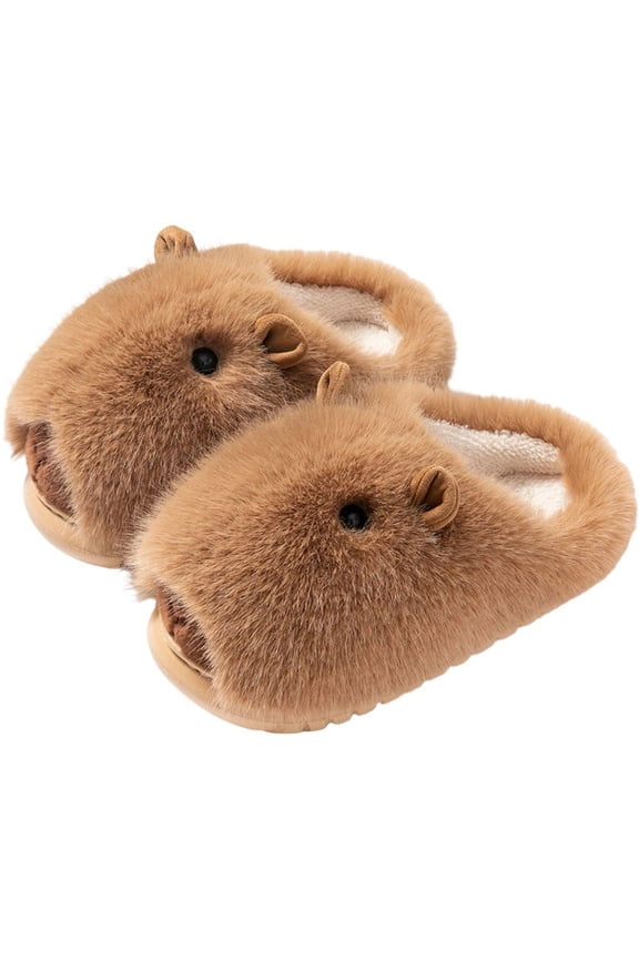 ; Women's Shoes Adjustable Straps House Slippers, Medium Flat Heel Closed Toe, Beige, 38-39