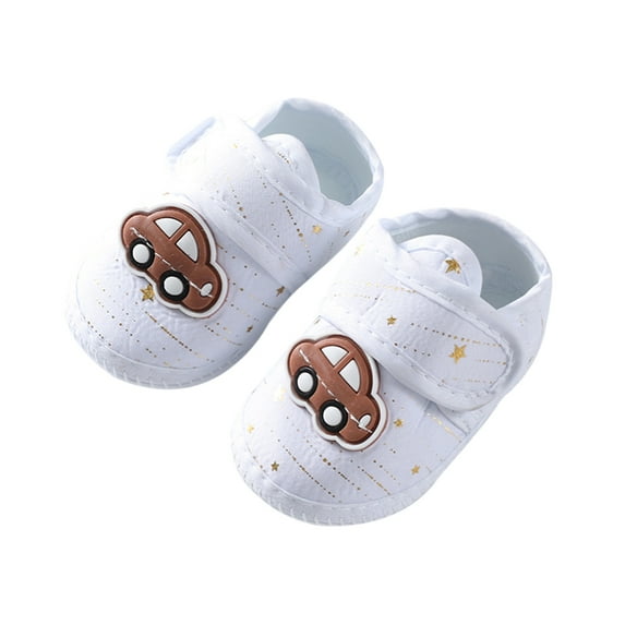Cartoon Car Cotton Baby Shoes for Spring and Autumn season Soft Sole Shoes Pre-step Shoes suitable for 0-1 Year Old Baby